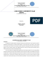 KNAHS Learning Recovery Continuity Plan SY2022 2023 and SY2024 2025