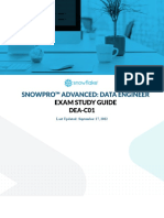 Snowpro™ Advanced: Data Engineer: Exam Study Guide