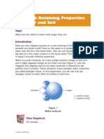 Heat Retaining Properties of Soil & Water