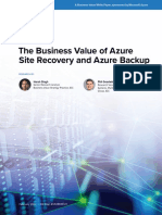 Site Recovery and Azure Backup