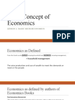 Basic Concept of Economics