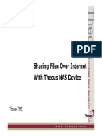 Sharing Files Over Internet With Thecus NAS Device. Thecus TME