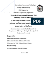 Numerical Analysis and Design of Tall Building Under Wind Loads