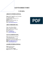 Overseas Agents Directory