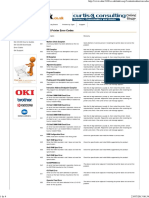 OKI Printer Error Codes