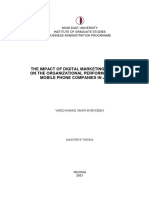 The Impact of Digital Marketing Practices On The Organizational Performance in The Mobile Phone Companies in Jordan