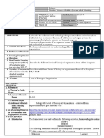 Science 7 Lesson Exemplar Biological Organization Q2