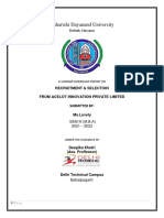 Lovely's Mba Project Report PDF