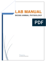 Lab Manual Bio560