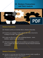 Chapter 10 Transactions and Their Analysis As Applied To The Accounting Cycle of A Service Business 1