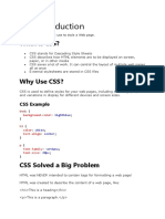 CSS Introduction