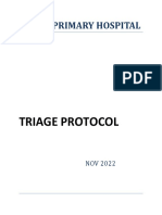 Arero Primary Hospital Triage Protocol