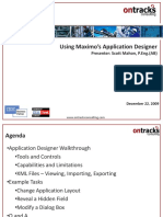 Using Maximos Application Designer Ontracks Consulting