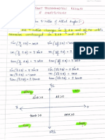 Basic Trigo Handwritten Notes