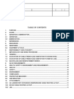 Method Statement of Cable Trench & Reinstatement Works