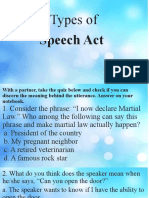 Speech Act