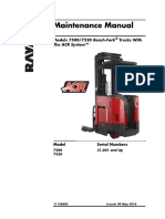 Maintenance Manual: Models 7500/7520 Reach-Fork Trucks With