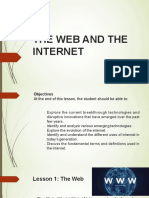 Lesson 3-The Web and The Internet