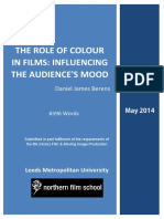 The Role of Colour in Films Influencing The Audience's Mood