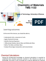 Chemistry of Materials Lec 6