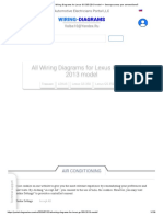 Lexus GS 350 2013 Wiring Diagrams