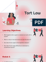 Module 3, Part A - Tort Law