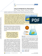 Computational Screening of 2D Materials For Photocatalysis