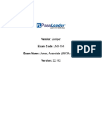 PassLeader JNCIA-Junos JN0-104 Dumps 327 Q&As