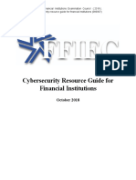 Cybersecurity Resource Guide For Financial Institutions: October 2018