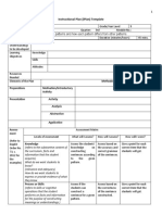 Instructional Plan Iplan Template