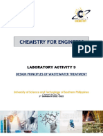 Activity 9 - Design Principles of Wastewater Treatment