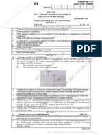 Btech Me 5 Sem Strength of Material Kme502 2021