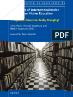 The Impact of Internationalization On Japanese Higher Education