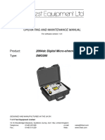 TR DMO200 Manual v4 User Guide