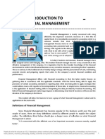 Module 1 Introduction To Financial Management