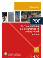 Vertical Opening Safety Practice in Underground Mines: Guideline