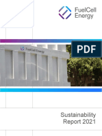 FuelCell Energy 2021 Sustainability Report