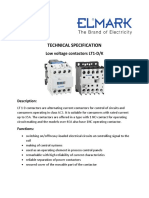 Technical Specification - Low Voltage Contactors LT1-D..K