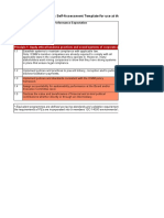 Self Assessment Template