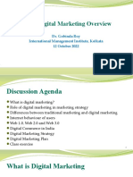 Topic 1 - Overview of Digital Marketing October 2022