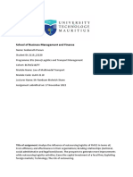 Law of Multimodal Transport Assignment 1