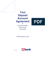 Deposit Account Agreement