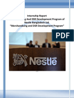 Nestle Internship Report