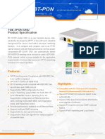 BT-PON BT-121XR XPON ONU ONT Datasheet