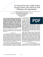 Reviews On Grid-Connected Inverter, Utility-Scaled Battery Energy Storage System, and Vehicle-to-Grid Application - Challenges and Opportunities