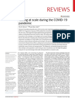 Reviews: Testing at Scale During The COVID-19 Pandemic