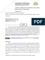 Relationship of Academic Achievement and General Well-Being of School Going Adolescents in Chandigarh