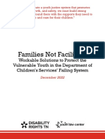 Families Not Facilities Report DRT YLC 1