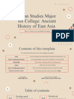 Asian Studies Major For College Ancient History of East Asia