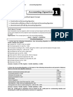 1 Accounting Equation Unique